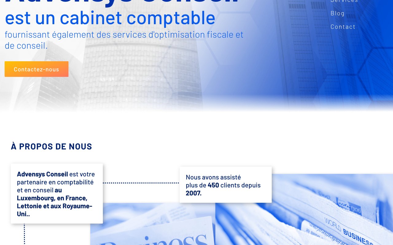 Ancien site Advensys - Section 2